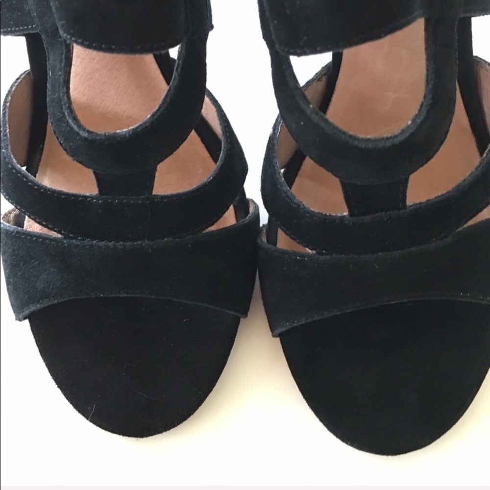 NEW STEVEN STEVE MADDEN black suede sandals 7.5 - Picture 5 of 5